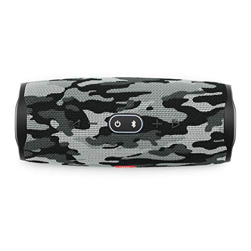 JBL Charge 4 Portable Bluetooth Speaker (Black/White Camouflage) - color: Multicolor