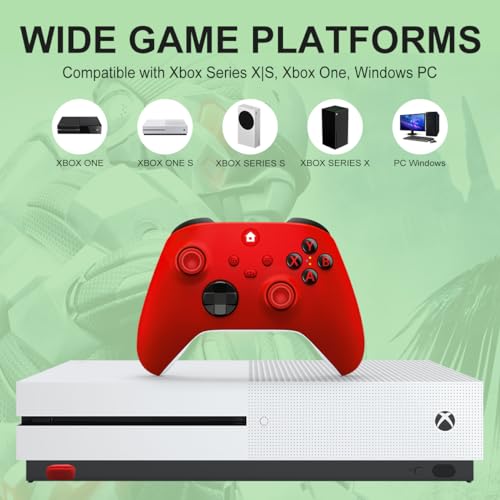NINIFEI For Xbox One Controller,Wireless Gaming Xbox Controller - color: red