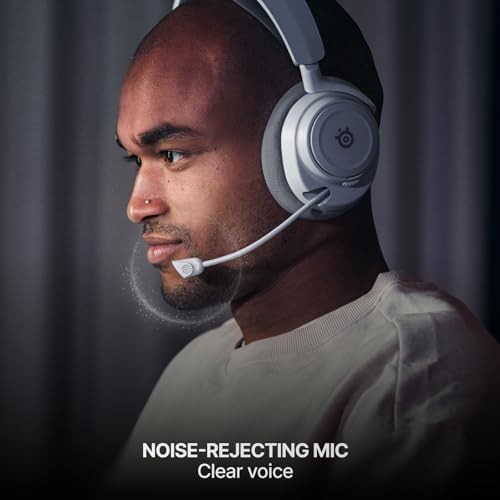 SteelSeries Arctis Nova 7X Wireless Gen 2 Gaming Headset - Real-Time App Control, 50+ HR Play, Neodymium Drivers, Mix 2.4GHz/Bluetooth, Xbox, PC, PS5/PS4, Switch 1/2, Mobile - White - color: White, style: Xbox | PC