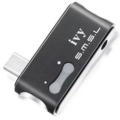 SMSL Ivy DAC MINI Portable Audio Digital to Analog Converter, AMP Headphones Amplifier USB Input Support OTG only for Android Cellphones Black
