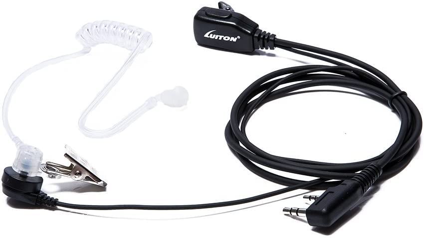 20 Pack Walkie Talkie Earpiece with Mic for BaoFeng Radio Retevis Headset for Baofeng UV-5R BF-888S Arcshell Retevis H-777 RT21 RT22 Kenwood 2 Way Radio by LUITON - color: 20 pack