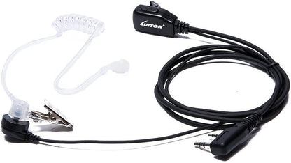20 Pack Walkie Talkie Earpiece with Mic for BaoFeng Radio Retevis Headset for Baofeng UV-5R BF-888S Arcshell Retevis H-777 RT21 RT22 Kenwood 2 Way Radio by LUITON - color: 20 pack