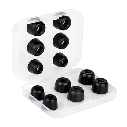 6 Pairs KBEAR KF01 Memory Foam Eartips, KINBOOFI KZ ZS10 PRO Replacement IEM Eartips Earbuds for KZ ZST ZS10 PRO X AS10 AS24 ZSN PRO X ZS10 PRO2 TANGZU WAN'ER CCZ DC02 DC01-PRO Wired Headphone