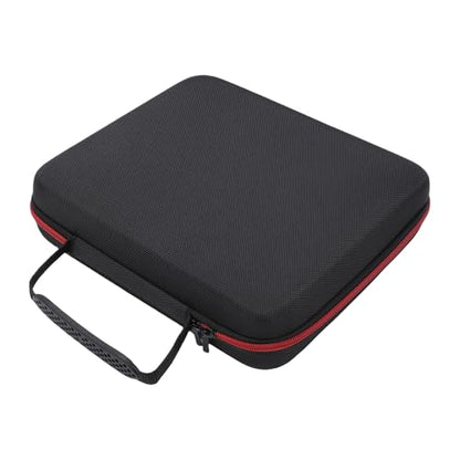Zerone Shockproof Mic Case Wireless Microphone Bag Portable Dual Zipper Design with Soft Sponge Lining for Wireless Microphones Up to 23cm
