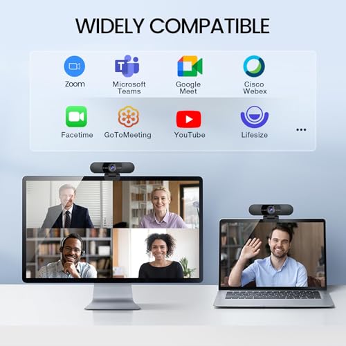 EMEET C960 1080P Webcam with Microphone, 2 Mics, 90° FOV, Computer Camera | USB Type-A & A-to-C Adapter, Fixed Focus, Plug&Play for Zoom/Teams/Facetime/YouTube/Google Meet/Switch 2 Camera, 2025 Version - style: 1080P Updated
