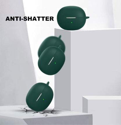 Silicon Case Cover Compatible with King Lucky Clip on Earbuds Open Ear Headphones i121 True Wireless Earbuds - color: Green