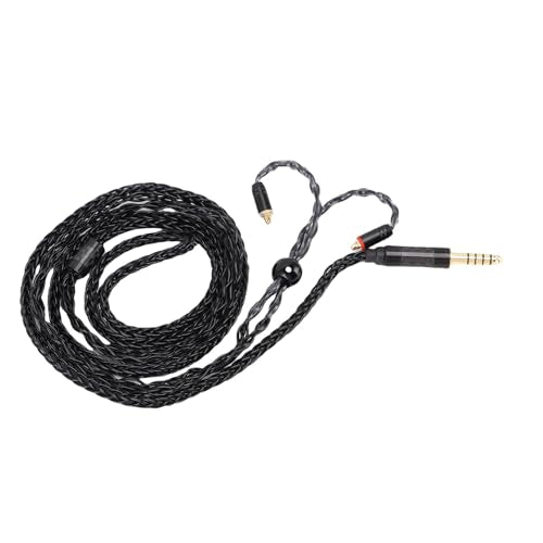 Cuifati 4.4mm Balanced MMCX Cable, Anti Tangling 4.4mm Balanced Male to MMCX Earphone Cable for Replacement