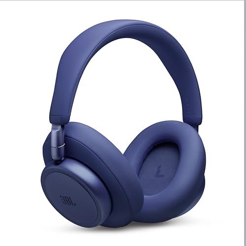 JBL Live 780NC - Wireless Over-Ear True Adaptive Noise Cancelling Headphones, JBL Signature Sound with Hi-Res Audio, 2-mic Perfect Calls 2.0 with AI-Trained Algorithm, & Personi-Fi 3.0 (Blue) - color: Blue
