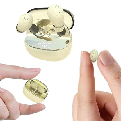 Xmenha Invisible Small Mini Earbuds Sleep Wireless Bluetooth for Small Ears Tiny Discreet Low Profile Hidden Earbuds for Work Sleep Ear Buds Invisible Headphones Skin Tone - color: Nude