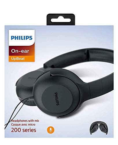 Philips Stereo Over-Ear Headphones SHP1900/10 Hi-Fi Headphones with Cable (Adjustable Headband, Large earpieces, Lightweight Design, 2-m Cable) Black