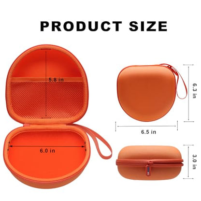 Headphone Case for Skullcandy Crusher/Hesh/Evo Headphone, Orange - color: Orange