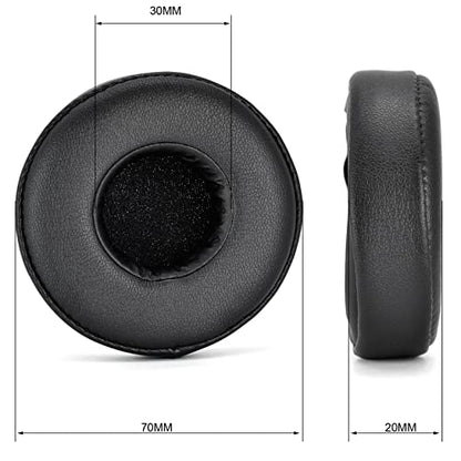 INF Replacement Earpads Cushions for Mpow 071 On-Ear Headphone | 1 Pair Ear Pads with Soft Memory Foam with Premium PU Leather, Noise Isolating Earpads(Black)