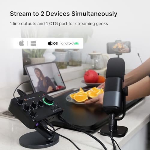 NearStream Audio Interface for Recording/Streaming/Podcasting (AMIX20B)