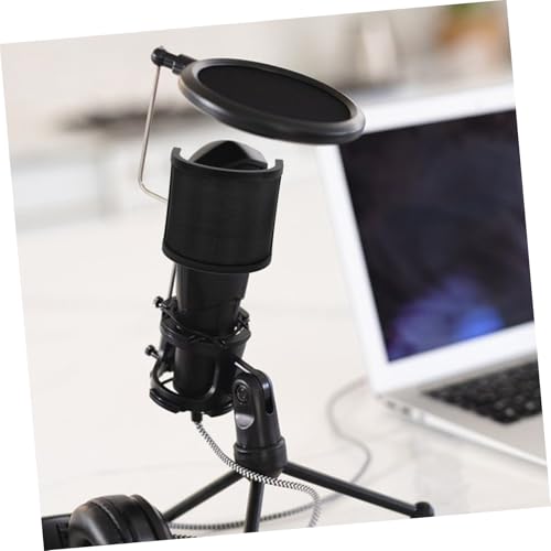 U Shaped Mic Windscreen Shield for Microphone Noise Isolation - size: 10.00X10.00X9.50CM