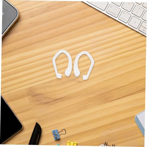 OSALADI 1Pair Silicone Ear Hooks for Earbuds Slip Design for Running Gym Jogging Cycling Secure Fit Compatible with Various Models