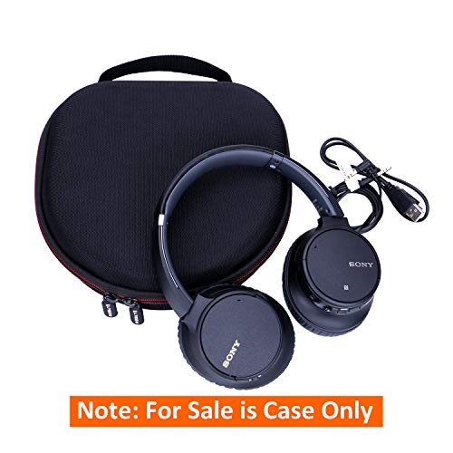 Case for Sony WH-CH720N/WH-CH520 Noise Canceling Wireless Headphones Gray | Hard Carrying Travel Case for Sony WH-CH720N/WH-CH520 Noise Canceling Wireless Headphones - color: Black+Gray