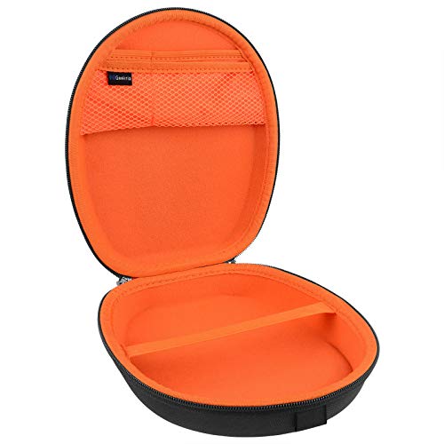 Geekria Shield Case Compatible with VXI BlueParrott B350-XT, B450-XT, Sennheiser PC8, PC7, Replacement Hard Shell Travel Carrying Bag with Cable Storage (Black)