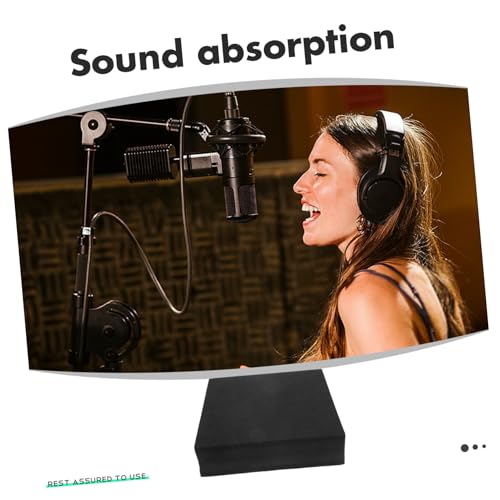 2pcs Monitor Subwoofer Isolation Pad Acoustic Foam Speaker Stand for Sound Absorption and Control for Studios and Home Theaters