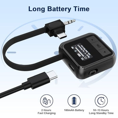 QC15 Airplane Headphone Adapter Compatible with Bose 700 QuietComfort 2 QC3 QC45 QC35 QC35ii QC25 QC20 NC700 SoundLink AE2 and More Headphones, Golden Plated 3.5mm Jack - style: Compact & Portable Design