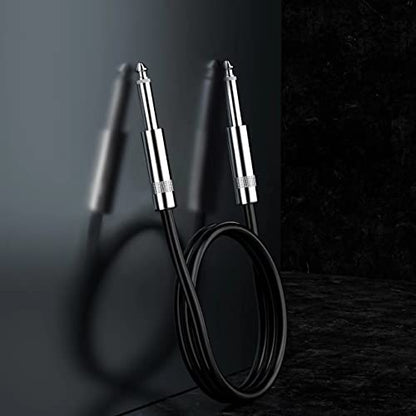 2-Pack 25ft 1/4" TS Cable Pro Audio Stereo Interconnect Instrument Cord - size: 25 Feet