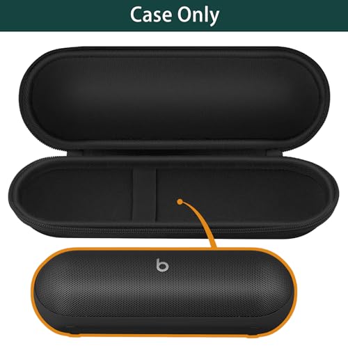 Aenllosi Hard Case for Beats Pill - Speaker Matte Black | EVA case construction, Water-resistant design, Dust-resistant design, Case only - color: Matte Black