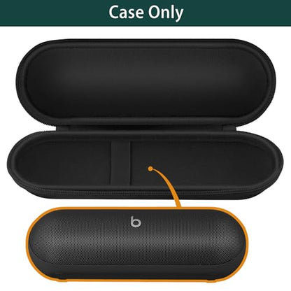 Aenllosi Hard Case for Beats Pill - Speaker Matte Black | EVA case construction, Water-resistant design, Dust-resistant design, Case only - color: Matte Black