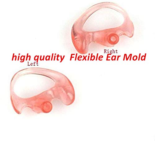 3'2 Wire Earpiece Mic Headset Mic Acoustic Tube Noise Reduction Reinforced Compatible with Motorola XPR 3000 XPR 3000e XPR 3300 XPR 3300e XPR 3500 XPR3500e XIR P6600 Noise Reduction Two Way Radio | Compatible for XPR 3000 XPR 3000e XPR 3300 XPR 3300e XPR