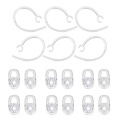 N/A Compatible with/Replacement for Earbud Gel Ear Hooks Plantronics M155 M165 M1100 M100 M55 M28 M25 Voyager Edge Silicone Earbuds Antislip Accessories - size: M