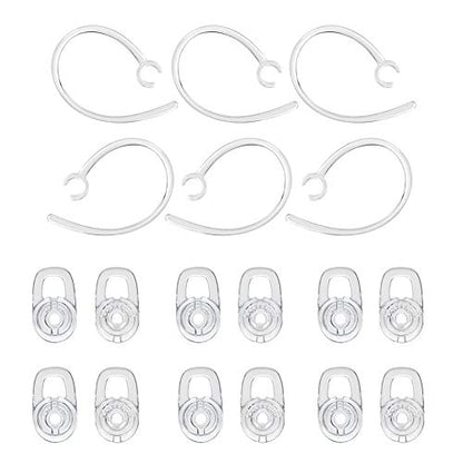 N/A Compatible with/Replacement for Earbud Gel Ear Hooks Plantronics M155 M165 M1100 M100 M55 M28 M25 Voyager Edge Silicone Earbuds Antislip Accessories - size: M