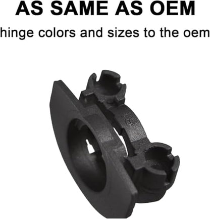 Hinge Swivels + U Shaped Metal Hinge Lock for Sony WH-1000XM4 (Black,Right) | Durable WH-1000XM4 Replacement Parts Accessories Hinge Spins,As Same As OEM Repair Kit Set - color: Black-Right