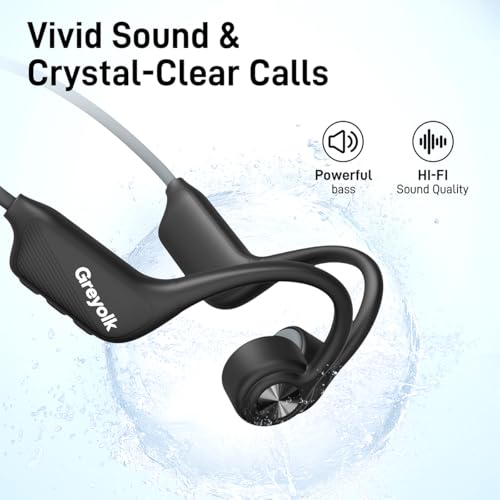Swimming Headphones,Bone Conduction Headphones Bluetooth 5.4,IP68 Waterproof,32G Memory Sports Headphone,Underwater Headphone with MP3-Player for Swim,Open Earphones for Swimming Running