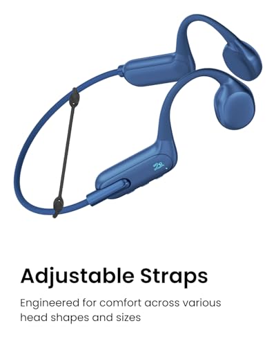 HIFI WALKER Waterproof Bone Conduction Headphones IPX8 for Swimming with 32GB MP3 Player, Bluetooth 5.3 Open-Ear Wireless Headphones for Running Cycling Gym - 8H Playtime & Fast Charging