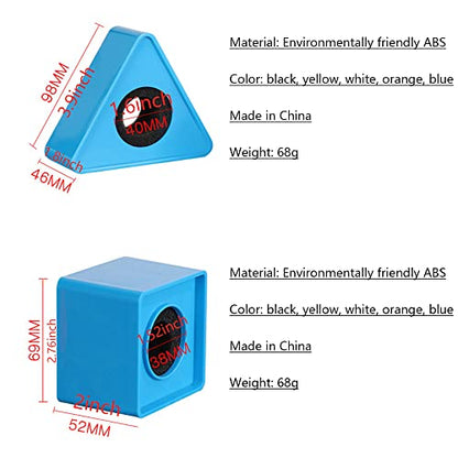 Custom Microphone Logo Live Equipment Box Cube Triangle Interview Box Karaoke mic Flags(White Triangle) - color: white triangle