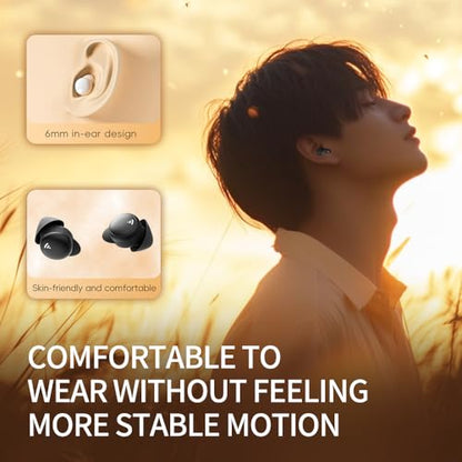 Sleep Earbuds for Side Sleepers, Ultra-Mini Wireless Sleep Headphones