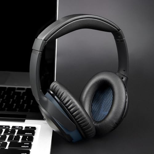 Earpads for Bose SoundLink AE2 - Black | for SoundLink Around-Ear II (Model BA2) Over-Ear Headphones - color: Black