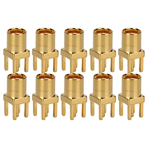 10PCS MMCX Female Connectors 4 Pin Solder Type for PCB Antenna Earphone Repair