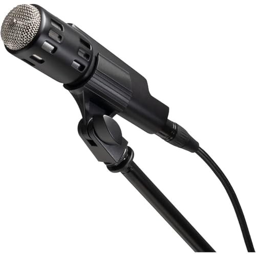 Warm Audio Retro 64 Cardioid Handheld Dynamic Microphone Bundle PST2 Adjustable Height Microphone Stand with Boom, XLR-P20T Pro 20 ft XLR Microphone Cable
