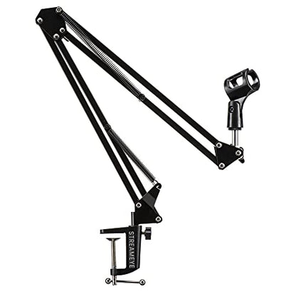Rode RODECaster Pro II Audio Production Studio Bundle with 2x Zoom ZDM-1 Podcast Mic Packs, StreamEye Adjustable Boom Arms, 32GB microSD Card and StreamEye Polishing Cloth