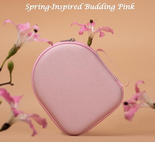 Ginsco Case Compatible with JBL Tune 510BT/520BT/500BT, Compatiblewith Sony WH-CH520/510, Ultra-Slim Hard Shell Headphone Case for On Ear Headphones (Pink) - color: Pink