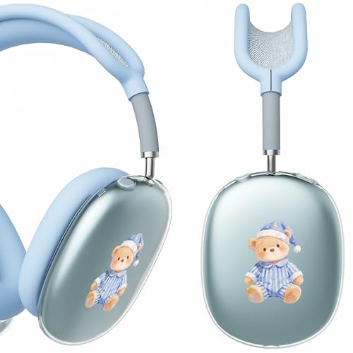 for AirPods Max Headphones Bear Ear Covers for AirPods Max 2 - color: Bear G/Blue