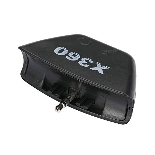 3.5mm Headset Mic Adapter for Xbox 360 Controller Black - color: Black