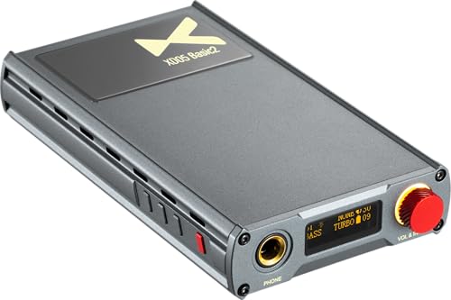 xDuoo XD05 Basic2 Portable HiFi DAC & Headphone Amplifier– 750mW Output, 32bit/384kHz DSD256 MQA 8X, Bluetooth 5.4 LE Audio, Replaceable Op-Amp, Desktop/Portable Mode (Grey)