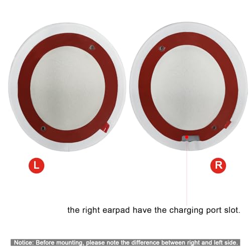 Replacement Ear Pads for Beats Solo 2 & Solo 3 Wireless On-Ear Headphones, Ear Cushions, Headset Earpads, Ear Cups Cover with Soft Protein Leather (White) - color: White