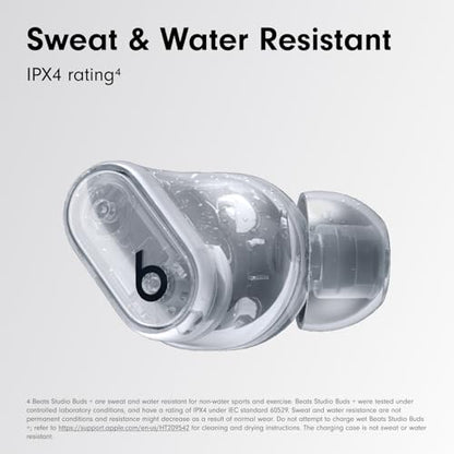 Beats Studio Buds + - Transparent with AppleCare+ (2 Years) - color: Transparent, style: With AppleCare+