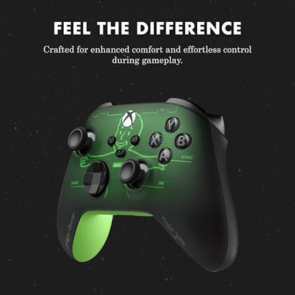 Xbox Wireless Gaming Controller | Fallout Pip-Boy Edition | Consoles, PCs, TVs, mobile, and more | Textured Grip | Wireless, Bluetooth, USB-C Connectivity - style: Fallout Edition