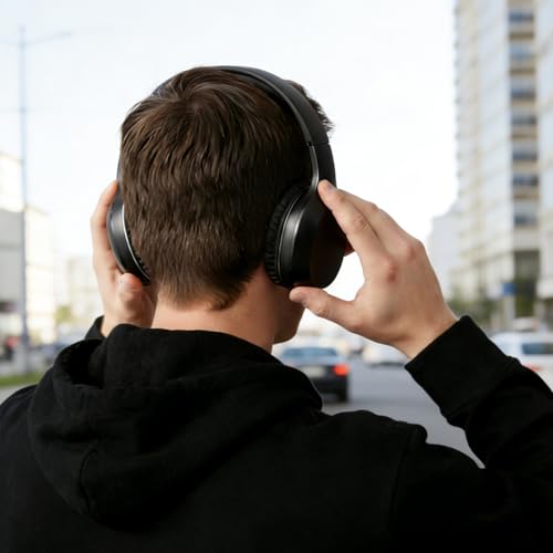 2 Pairs Headphone Earpad Covers, Washable & Stretchable Headphone Covers for Over-Ear Headsets Fit 3.5" - 4.3" Ear Pads
