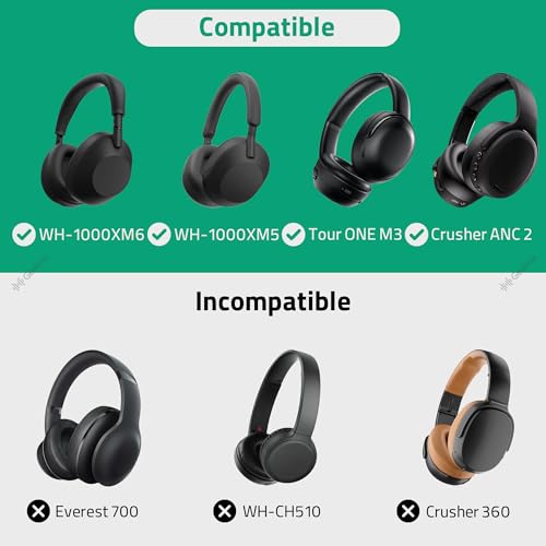 Geekria Elite Charging Headphones Case Compatible with Sony WH-1000XM6, Bose QC Ultra II, JBL Tour ONE M3 and More, Replacement Hard Shell Travel Carrying Bag with Power Bank (Black) - size: with power bank