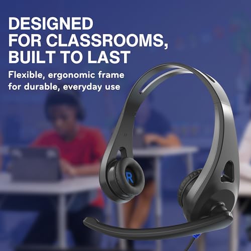 TWT Audio Ergo TW110 Premium On-Ear Headset - Classroom Headset 20 Pack - style: 3.5MM 20 Pack (TW110)
