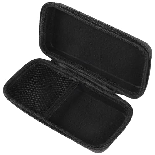 IMIKEYA Shockproof Microphone Protective Bag EVA Carrying Case with Mesh Pocket Lightweight Padded Pouch for Travel Business and Daily Use Black