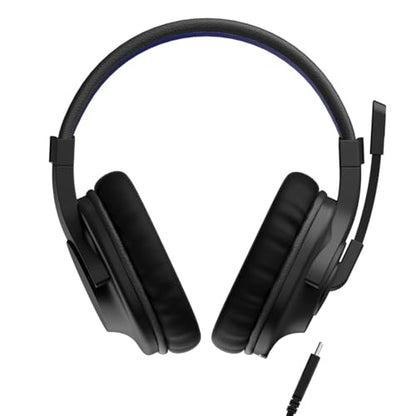 uRage Micro Gaming Headset (Over-Ear Gamer Headset, DTS X Certified, Micro Flip to Mute, Removable USB-A Uflex Cable, Optimised PC and PS5 Headset Microphone) Black